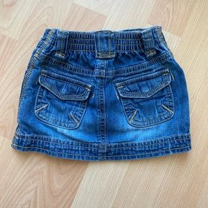 Old Navy: 18-24 months 5-pocket denim skirt.
